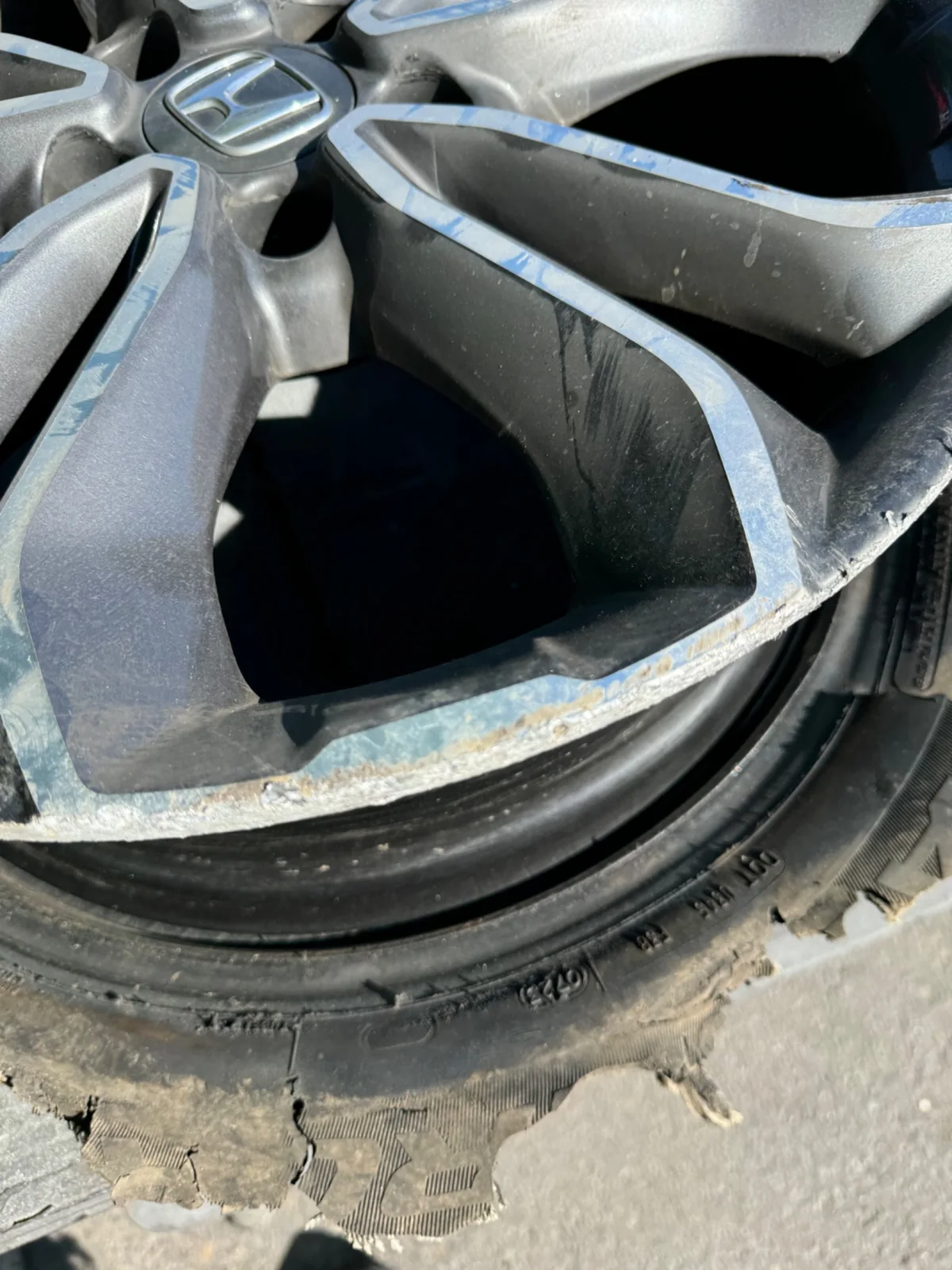 Wheel 4 before restoration