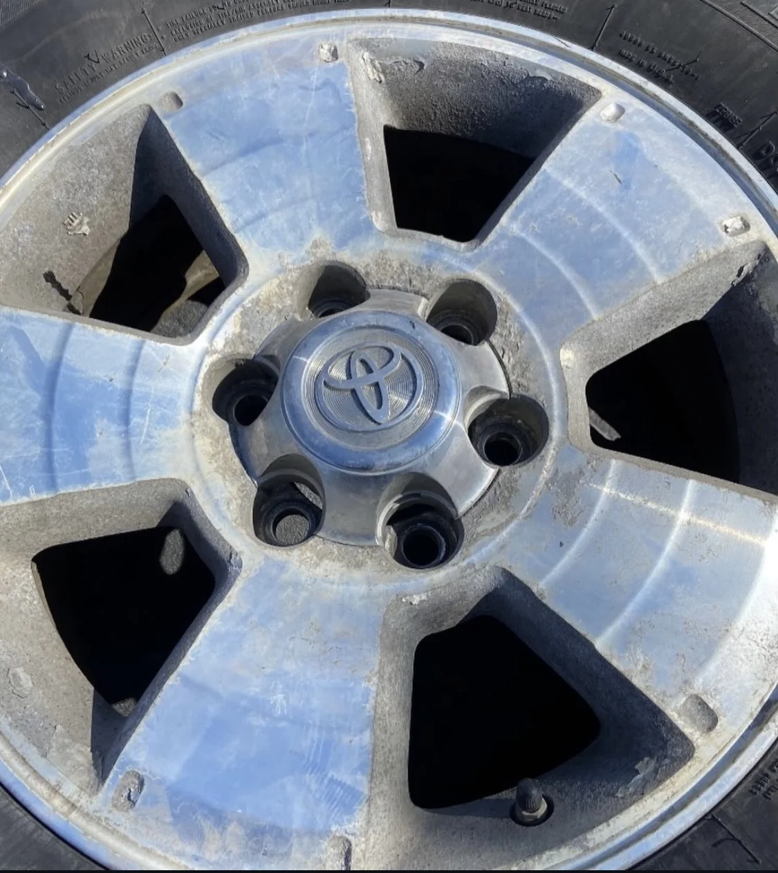 Wheel 5 before restoration